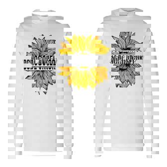 School Counselor Boho Sunflower Back To School Long Sleeve T-Shirt - Thegiftio