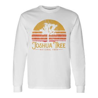 Vintage Joshua Tree National Park Retro V2 Long Sleeve T-Shirt - Seseable