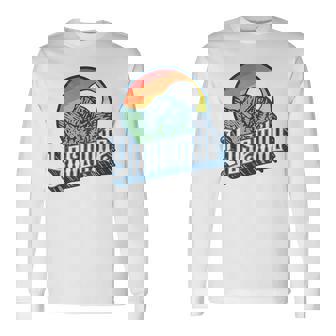 Vintage Yosemite National Park Half Dome Retro Graphic Long Sleeve T-Shirt - Seseable
