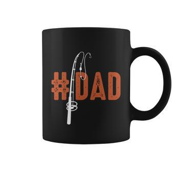 1 Dad Fisherman Gift Funny Number One Dad Fishing Graphic Design Printed Casual Daily Basic Coffee Mug - Thegiftio UK