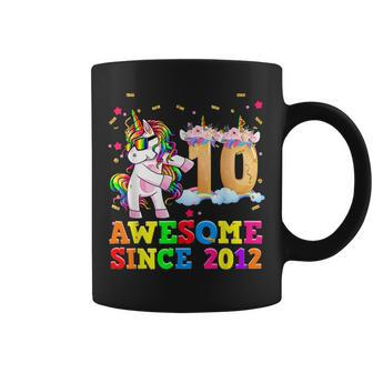 10 Year Old Gift Girls Unicorn Flossing 10Th Birthday Party Coffee Mug - Thegiftio UK