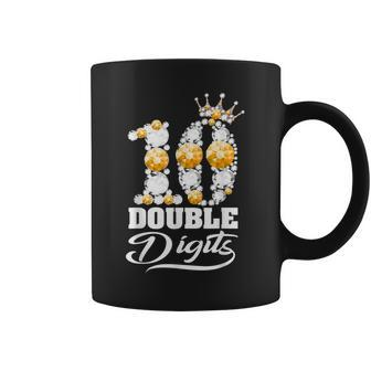 10 Year Old Gifts Double Digits 10Th Birthday Diamond Crown Coffee Mug - Thegiftio UK