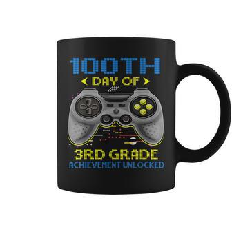 100 Days Of Home 3Rd Grade Gift Gamers Achievement Unlocked Coffee Mug - Seseable