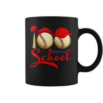 100 Days Of School Baseball Teacher Kids 100Th Day Of School Coffee Mug - Thegiftio UK