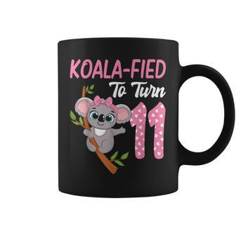 11 Year Old Koala 11Th Birthday Party Animal Koala Lover Coffee Mug - Seseable
