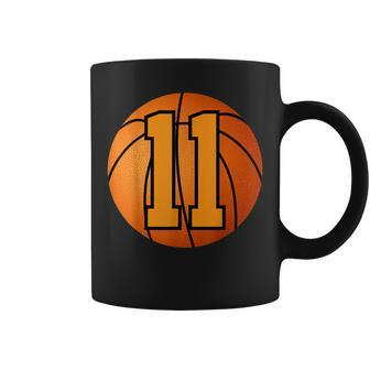 11 Years Old 11Th Birthday Basketball Gift For Boys Party V8 Coffee Mug - Thegiftio UK