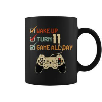 11 Yrs Old Gift Boy Video Gamer Birthday Party 11Th Birthday Coffee Mug - Thegiftio UK