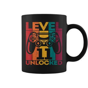 11Th Birthday Gamer Level 11 Unlocked Video Game Gaming Coffee Mug - Seseable