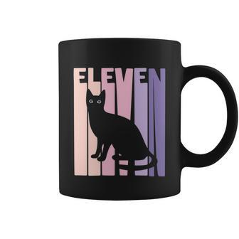 11Th Birthday Gift Cute Cat Fan 11 Years Old For Girls Coffee Mug - Monsterry CA