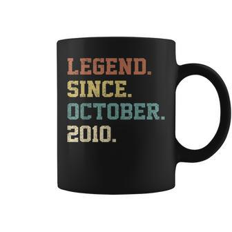 12 Years Old Gifts Legend Since October 2010 12Th Birthday V2 Coffee Mug - Thegiftio UK