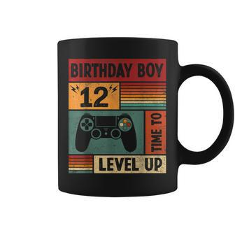 12Th Birthday Boy Time To Level Up 12 Years Old Video Games Coffee Mug - Thegiftio UK