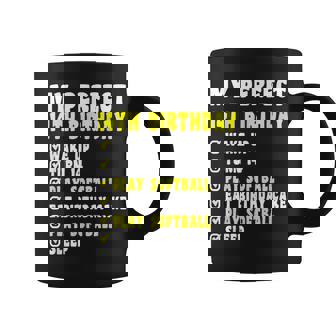 14 Years Old My Perfect 14Th Birthday Softball 14Th Birthday Coffee Mug - Thegiftio