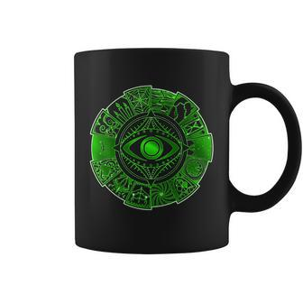 15 Fears Wheel Evil Green Eye Tshirt Coffee Mug - Monsterry UK
