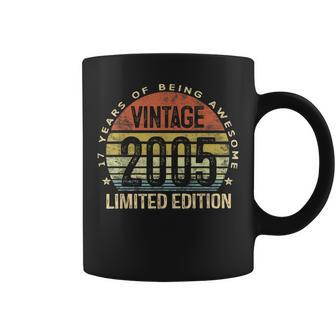 17 Year Old Gifts Vintage 2005 Limited Edition 17Th Birthday Coffee Mug - Thegiftio UK