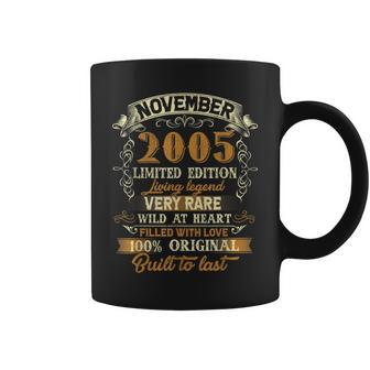 17 Years Made In November 2005 Limited Edition 17Th Birthday Coffee Mug - Thegiftio UK