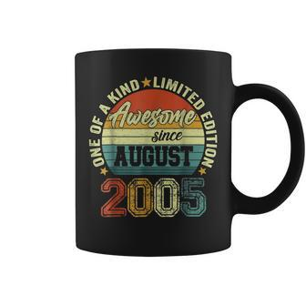 17 Years Old Funny Awesome Since August 2005 17Th Birthday V2 Coffee Mug - Thegiftio UK