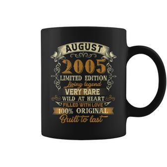17 Yrs Old Gifts Birthday Made In August 2005 Limited Coffee Mug - Thegiftio UK