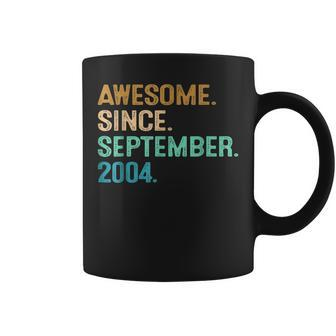 18 Year Old Gifts Awesome Since September 2004 18Th Birthday Coffee Mug - Thegiftio UK