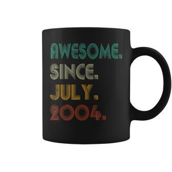 18Th Birthday 18 Years Old Awesome Since July 2004 Coffee Mug - Seseable