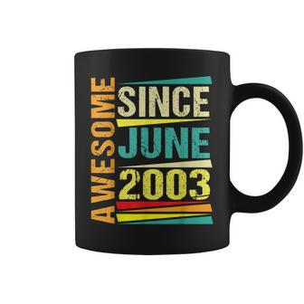 19 Years Old Gifts Legend Since June 2003 19Th Birthday Coffee Mug - Thegiftio UK