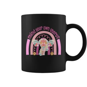 1973 Pro Roe Rainbow Mind You Own Uterus Womens Rights Coffee Mug - Monsterry CA