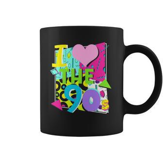 1990&8217S 90S Halloween Party Theme I Love Heart The Nineties Coffee Mug | Mazezy DE