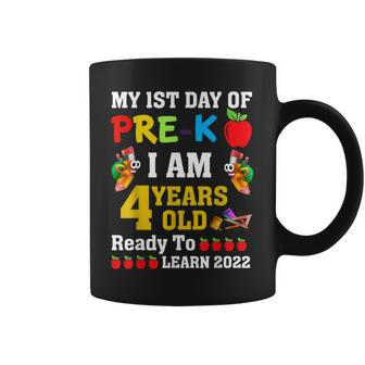 1St Day Of Pre K I Am 4 Years Old Happy First Day Of Pre-K Coffee Mug - Thegiftio UK