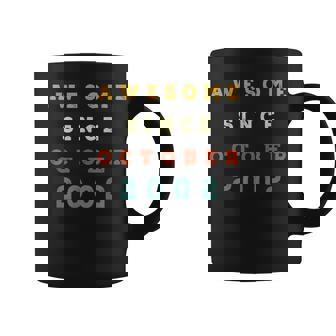20 Years Old Awesome Since October 2002 20Th Birthday Gift Coffee Mug - Thegiftio UK
