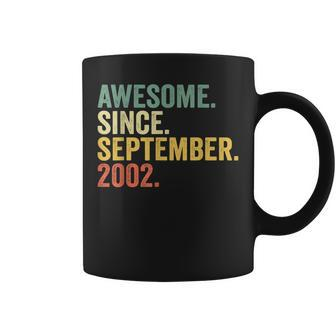 20 Years Old Gift 20Th Birthday Awesome Since September 2002 Coffee Mug - Thegiftio UK