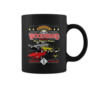 2021 Cruising Woodward Ave M1 Timeless Muscle Coffee Mug - Monsterry UK