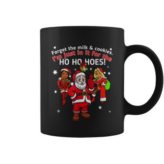 I Do It For The Hos Santa Funny Inappropriate Christmas Men Graphic Design Printed Casual Daily Basic Coffee Mug