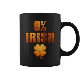 Retro 0 Irish Clover St Patracks Day T-Shirt Graphic Design Printed Casual Daily Basic Coffee Mug