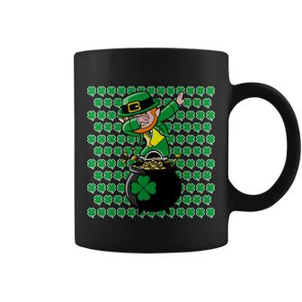 Irish Dabbing Leprechaun Shamrocks Funny Dab St Patricks Day T-Shirt Coffee Mug