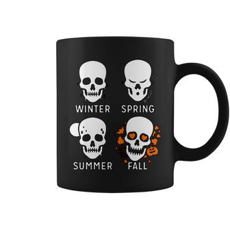 4 Seasons Skeleton Winter Summer Fall Spring Graphic Design Printed Casual Daily Basic Coffee Mug