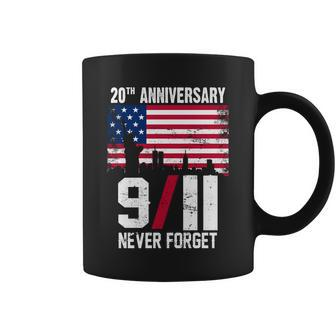 20Th Anniversary Never Forget 911 September 11Th Tshirt Coffee Mug - Monsterry DE