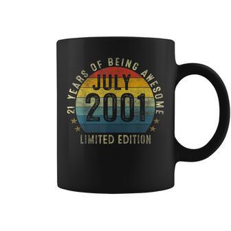 21 Year Old Gift July 2001 Limited Edition 21St Birthday Coffee Mug - Thegiftio UK