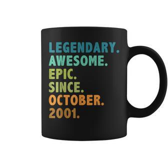 21 Year Old Gifts Legend Since October 2001 21St Birthday Coffee Mug - Thegiftio UK