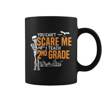 2Nd Grade Teacher Halloween Cool Gift You Cant Scare Me Gift Coffee Mug - Monsterry UK