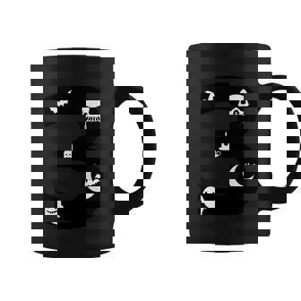 3 Name Charater Dracula Skullcap Candle Bat Moon Ghost Halloween Boo Graphic Design Printed Casual Daily Basic Coffee Mug - Thegiftio