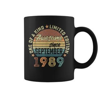 33 Years Old Gifts September 1989 Made In 1989 33Rd Birthday Coffee Mug - Thegiftio UK