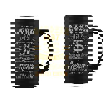 35 Years Old Gifts 35Th Birthday Vintage October 1987 Coffee Mug - Thegiftio UK
