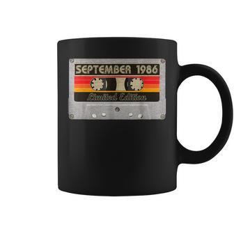 36 Years Old Gifts September 1986 Cassette 36Th Birthday Coffee Mug - Thegiftio UK