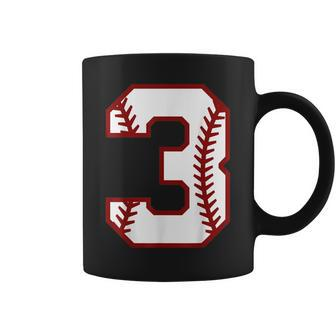 3Rd Birthday Baseball Big Number Three 3 Year Old Boy Girl V3 Coffee Mug - Thegiftio UK