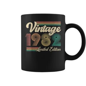 40 Year Old Gifts Born In 1982 Vintage 40Th Birthday Retro Coffee Mug - Thegiftio UK