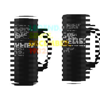 40 Years Old Gifts Legend Since December 1982 40Th Birthday Coffee Mug - Thegiftio UK