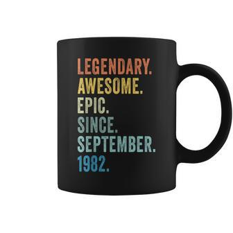 40Th Birthday Legendary Epic Awesome Since September 1982 Coffee Mug - Thegiftio UK