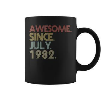 40Th Birthday Party 40 Years Old Awesome Since July 1982 Coffee Mug - Seseable