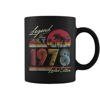 44 Years Old Gifts Legend Since July 1978 44Th Birthday V2 Coffee Mug - Thegiftio UK