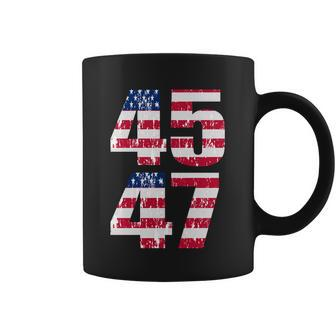 45 47 Trump 2024 Tshirt V2 Coffee Mug - Monsterry UK