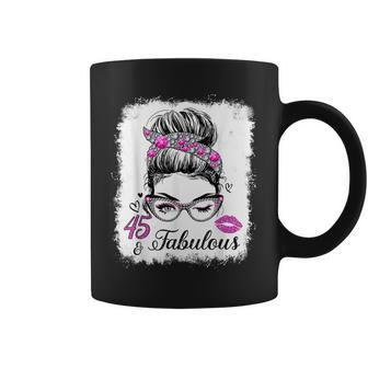 45 & Fabulous Since 1977 Birthday Queen 45 Years Old Diamond Coffee Mug - Seseable